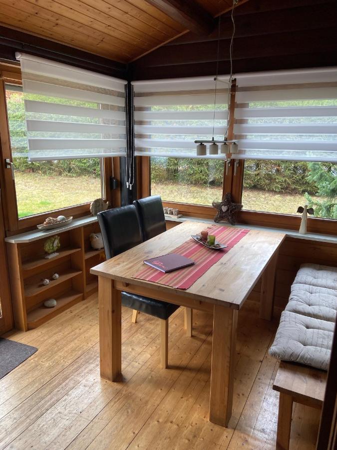 Blockhaus Ferienzauber Villa Bromskirchen Eksteriør billede