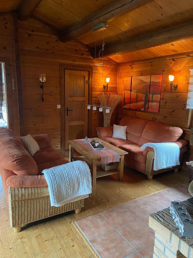 Blockhaus Ferienzauber Villa Bromskirchen Eksteriør billede