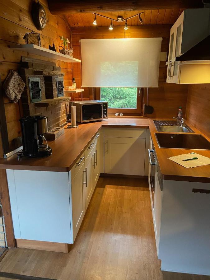 Blockhaus Ferienzauber Villa Bromskirchen Eksteriør billede