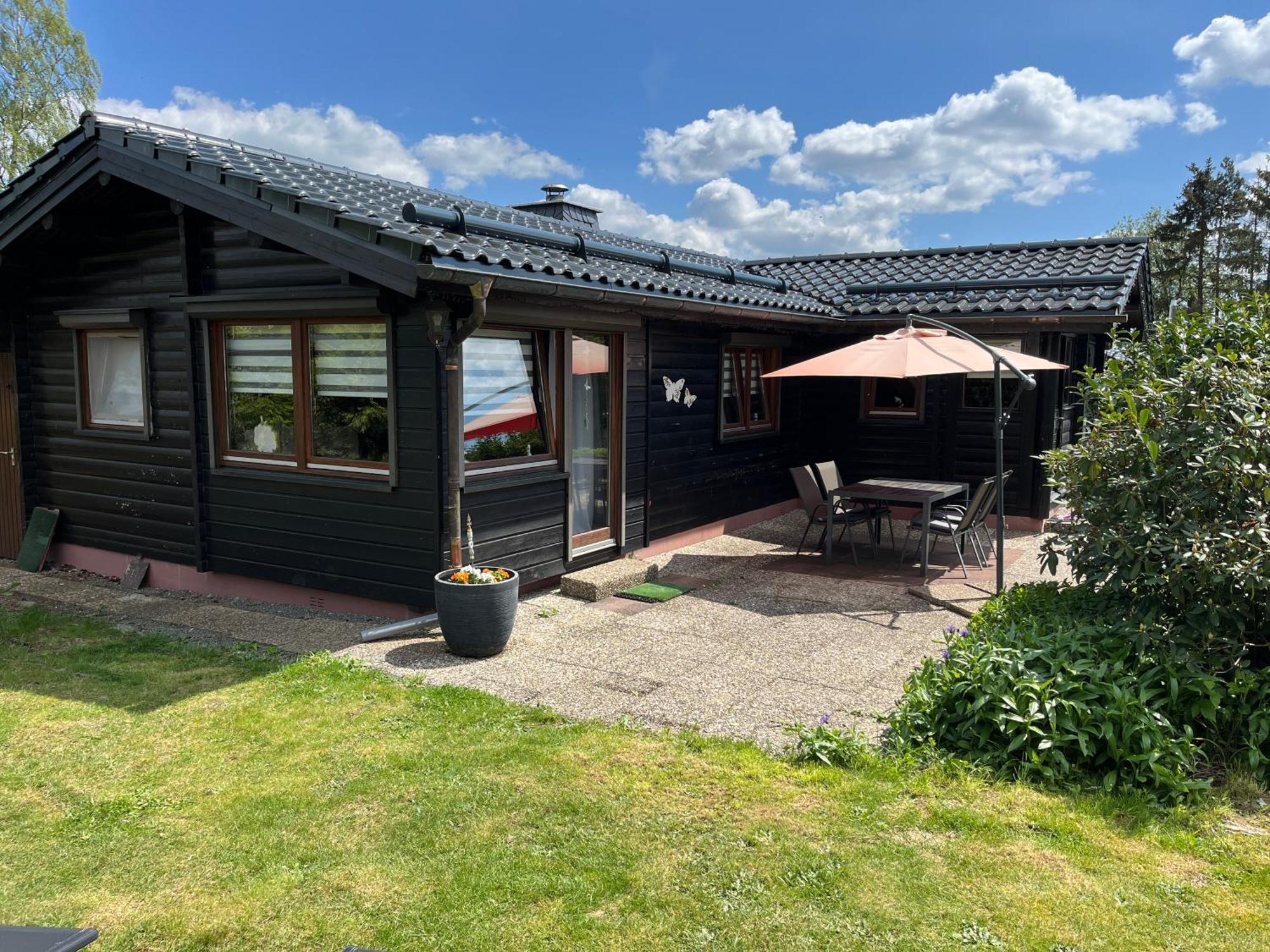 Blockhaus Ferienzauber Villa Bromskirchen Eksteriør billede