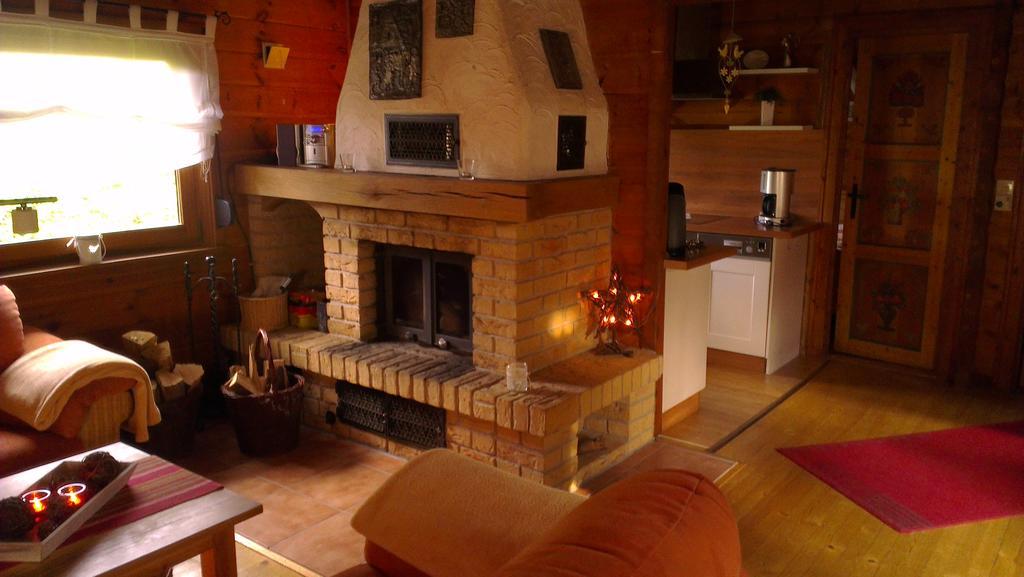 Blockhaus Ferienzauber Villa Bromskirchen Eksteriør billede